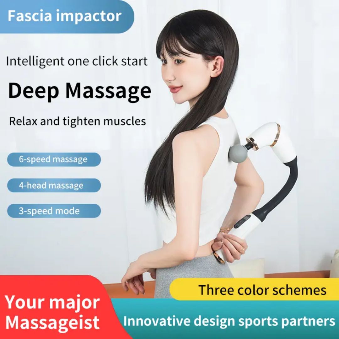 Massage Gun with Extension Handle