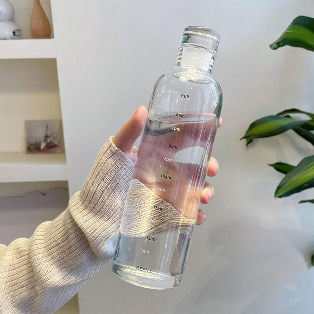 Glass Borosilicate Water Bottle 500ML