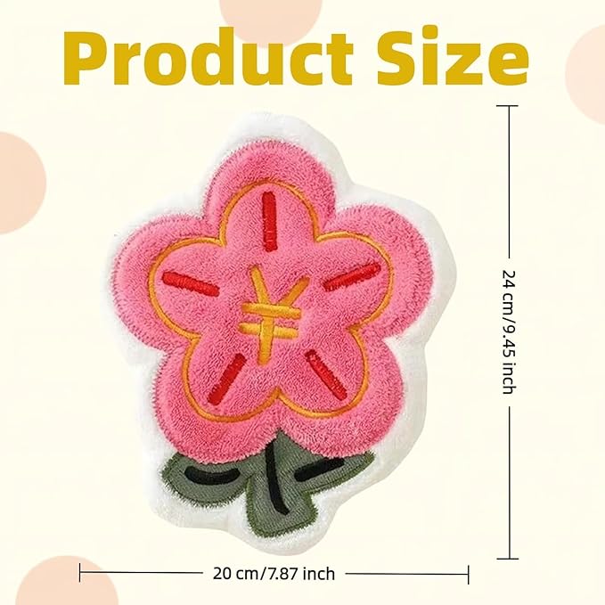 Cute Hanging Flower Design Hand Towels