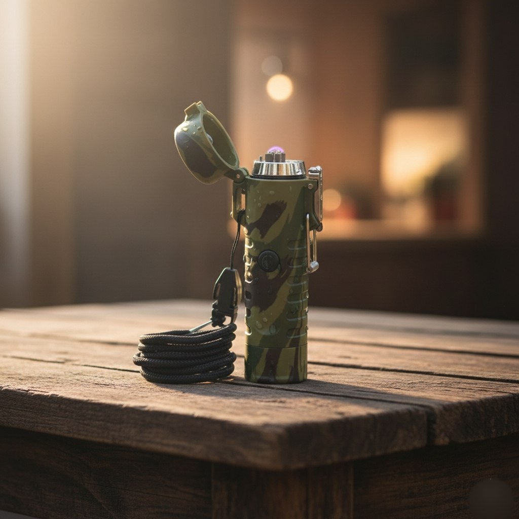 Military ARC Lighter with LED