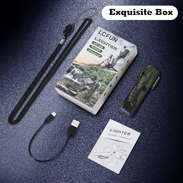 Military ARC Lighter with LED