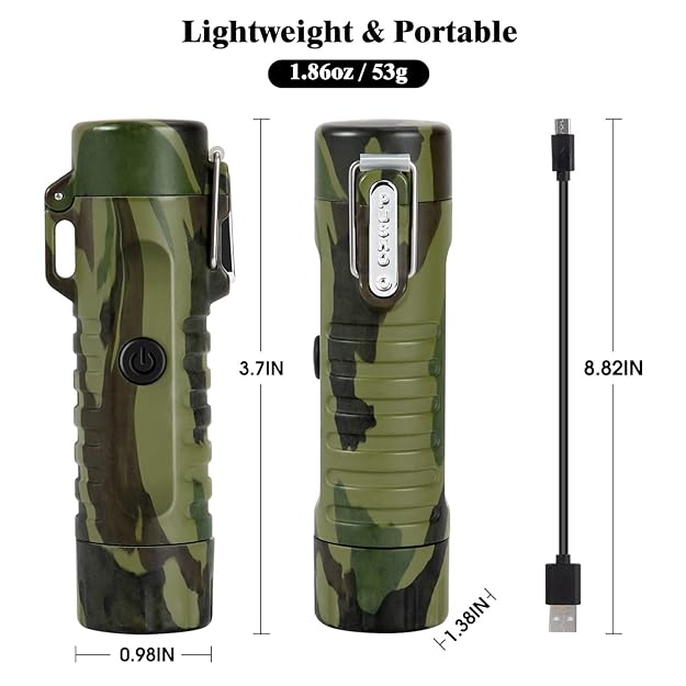 Military ARC Lighter with LED