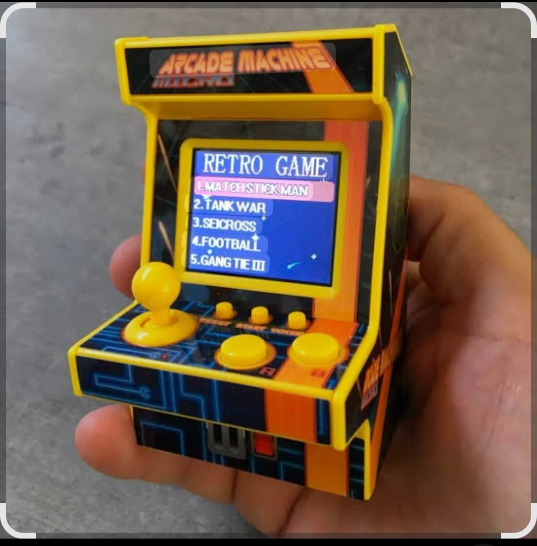 Super Mini (2.3×3.7×2.2in) Retro Arcade Game Arcade Game Machine
