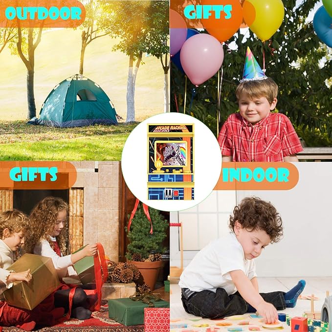 Super Mini (2.3×3.7×2.2in) Retro Arcade Game Arcade Game Machine