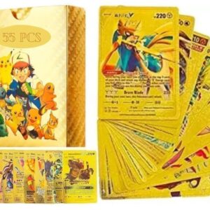 Pokémon Card Game Set – 55 Rare Unofficial VMAX GX VSTAR Cards