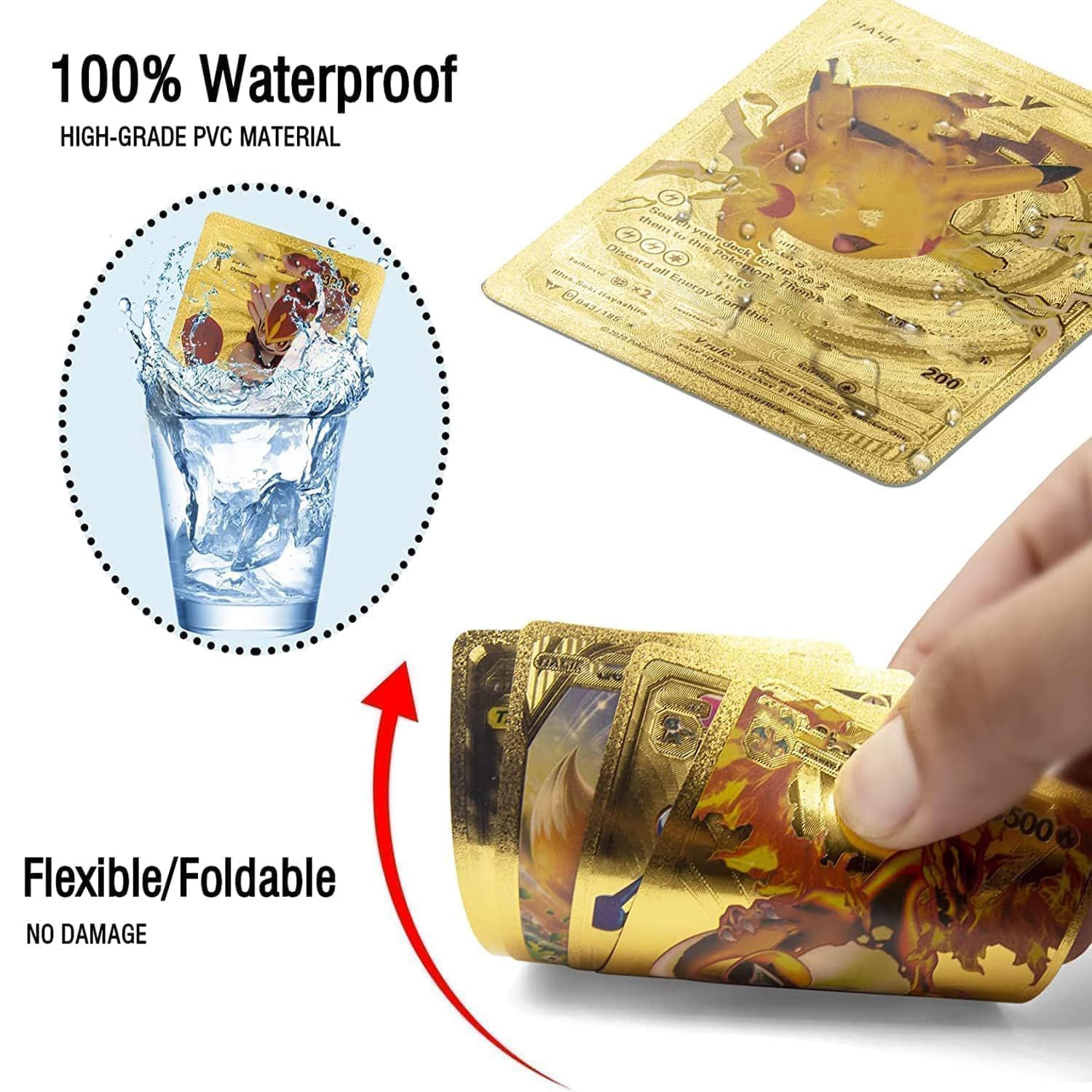 Pokémon Card Game Set – 55 Rare Unofficial VMAX GX VSTAR Cards