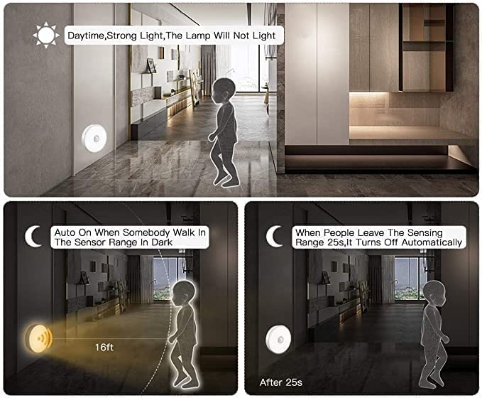 Motion Sensor Night Light for Home (Pack of 2)