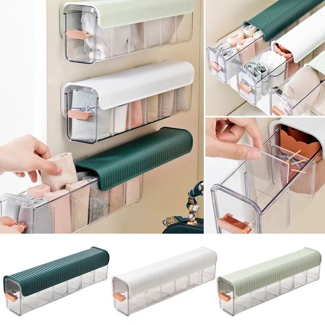 Wall Mounted Sliding Drawer Organizer