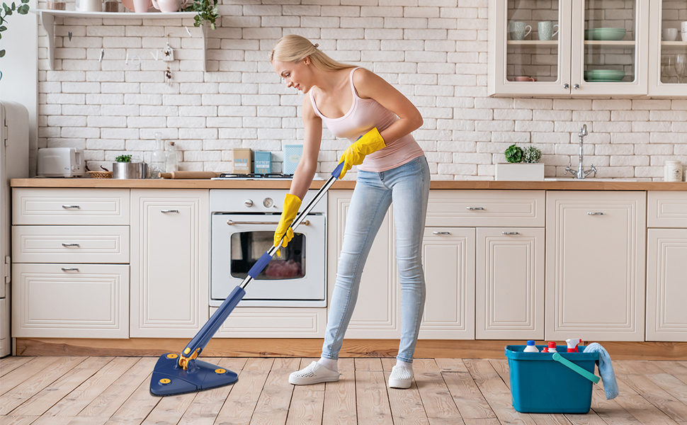 Triangle Mop with 360° Rotating Head
