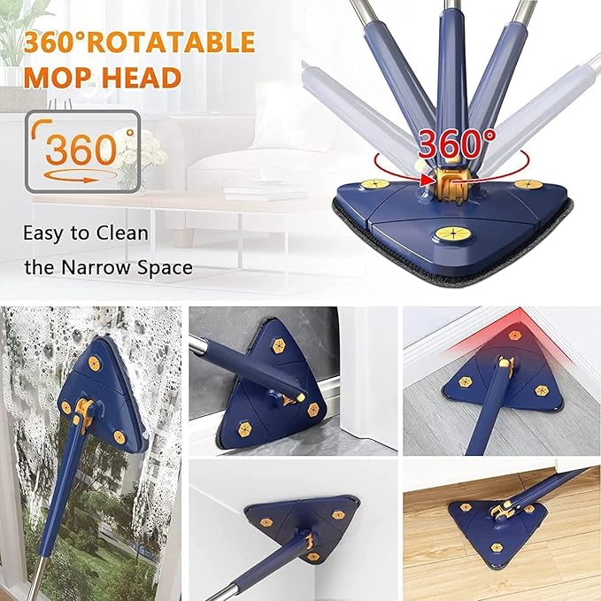 Triangle Mop with 360° Rotating Head