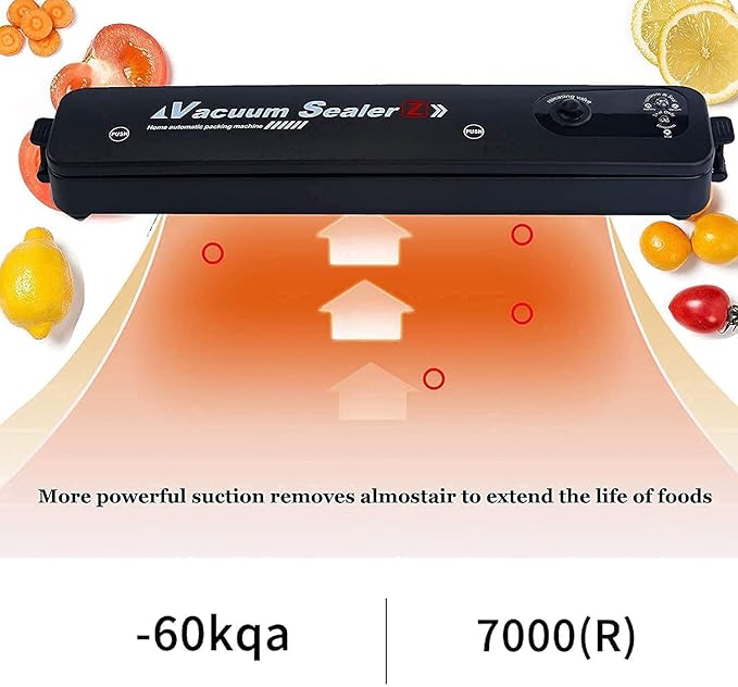 Vacuum Packing Machine For Fruits, Meat Preservation With Dry & Moist Sealing Modes With LED