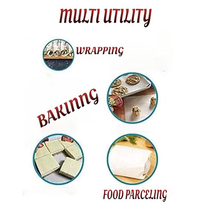 Half KG Butter Paper Roll 50 Meters