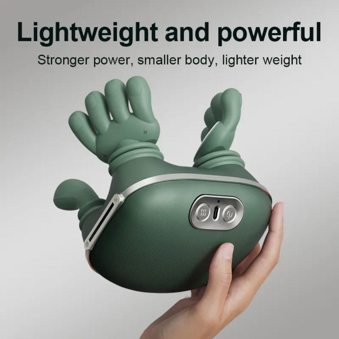 Bionic Heated Massager, Human Hand Design massager for Pain Relief