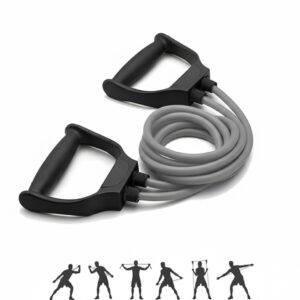 Premium Resistance Band with Handles – Heavy Duty Exercise Toning Tube for Strength Training, Yoga & Home Gym