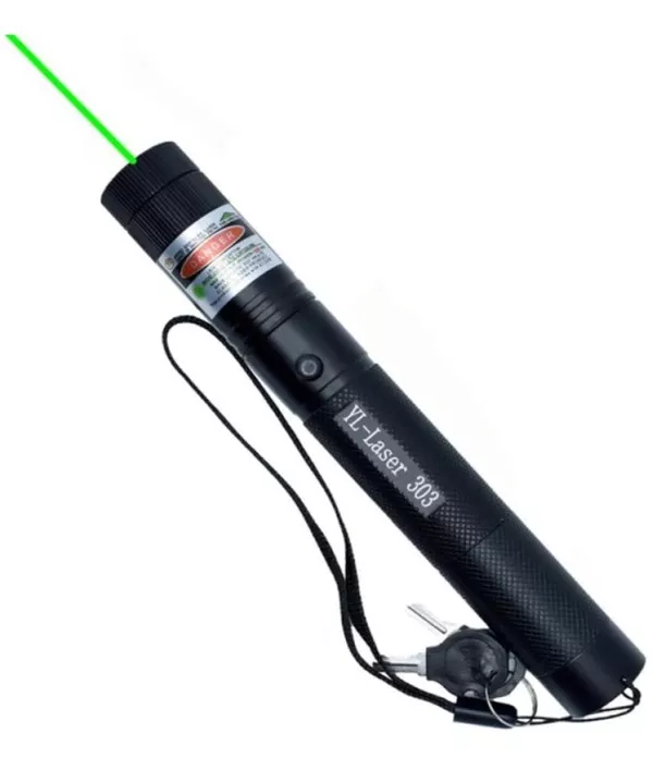 Metal High-Power Green Laser Pointer with Star Cap