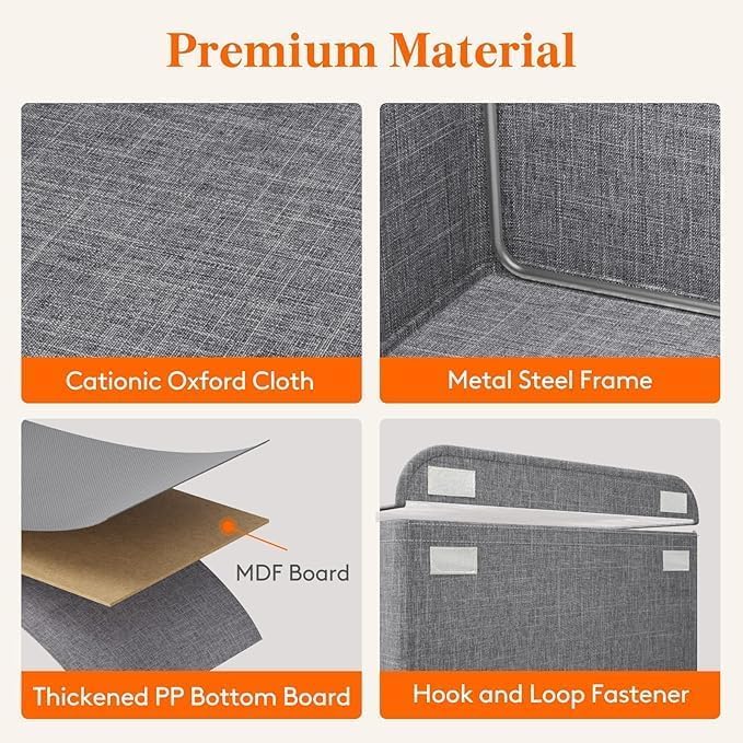 26L Capacity Rectangular Wardrobe Foldable Organizer