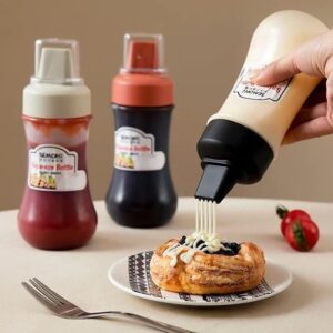 Multipurpose Plastic Squeeze Sauce Bottle with Precision Nozzle
