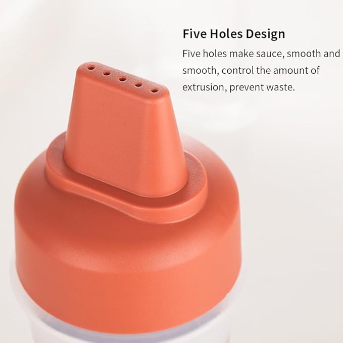 Multipurpose Plastic Squeeze Sauce Bottle with Precision Nozzle