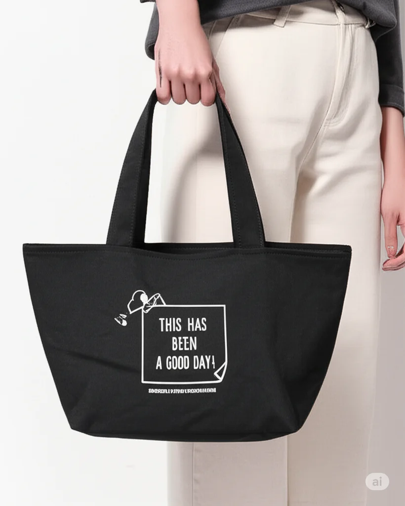 Large Insulated Canvas Tote Lunch Bags