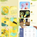 Cute portable fan