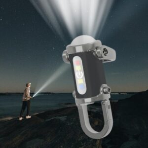 Mini Keychain LED Light – 1200 Lumens USB Rechargeable Torch
