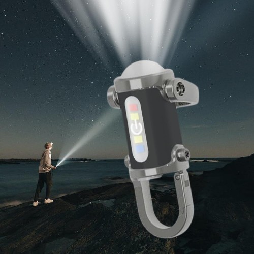 Mini Keychain LED Light – 1200 Lumens USB Rechargeable Torch