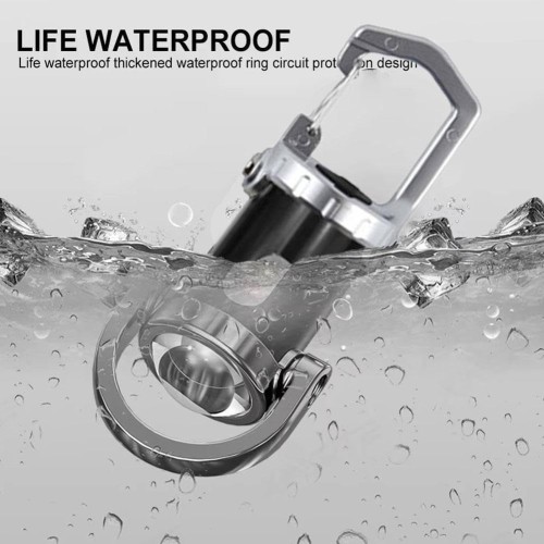 Mini Keychain LED Light – 1200 Lumens USB Rechargeable Torch