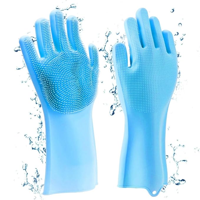 Sink Splash Guard – Waterproof Kitchen Protector with Free Scrubber Gloves