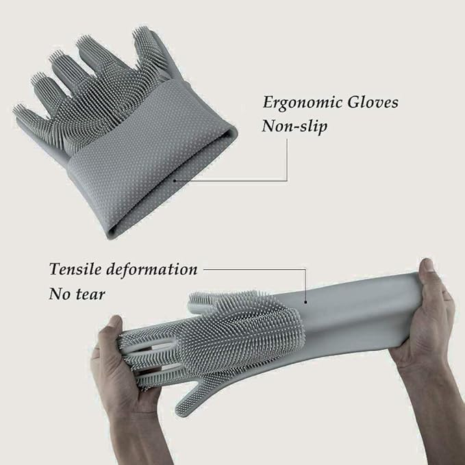 Sink Splash Guard – Waterproof Kitchen Protector with Free Scrubber Gloves