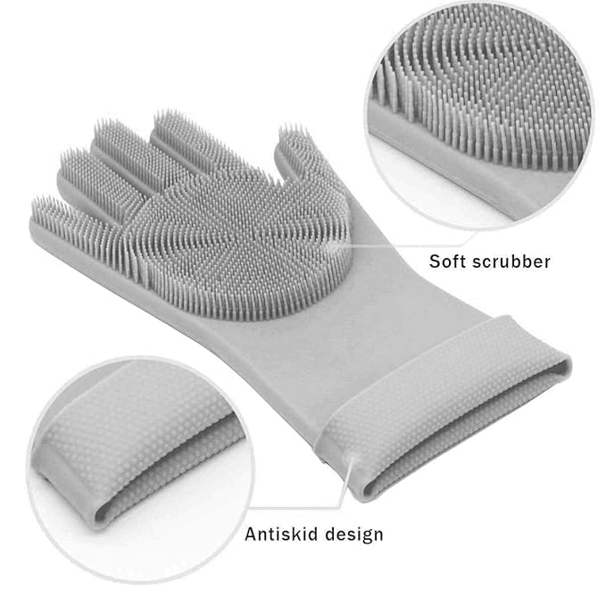 Sink Splash Guard – Waterproof Kitchen Protector with Free Scrubber Gloves