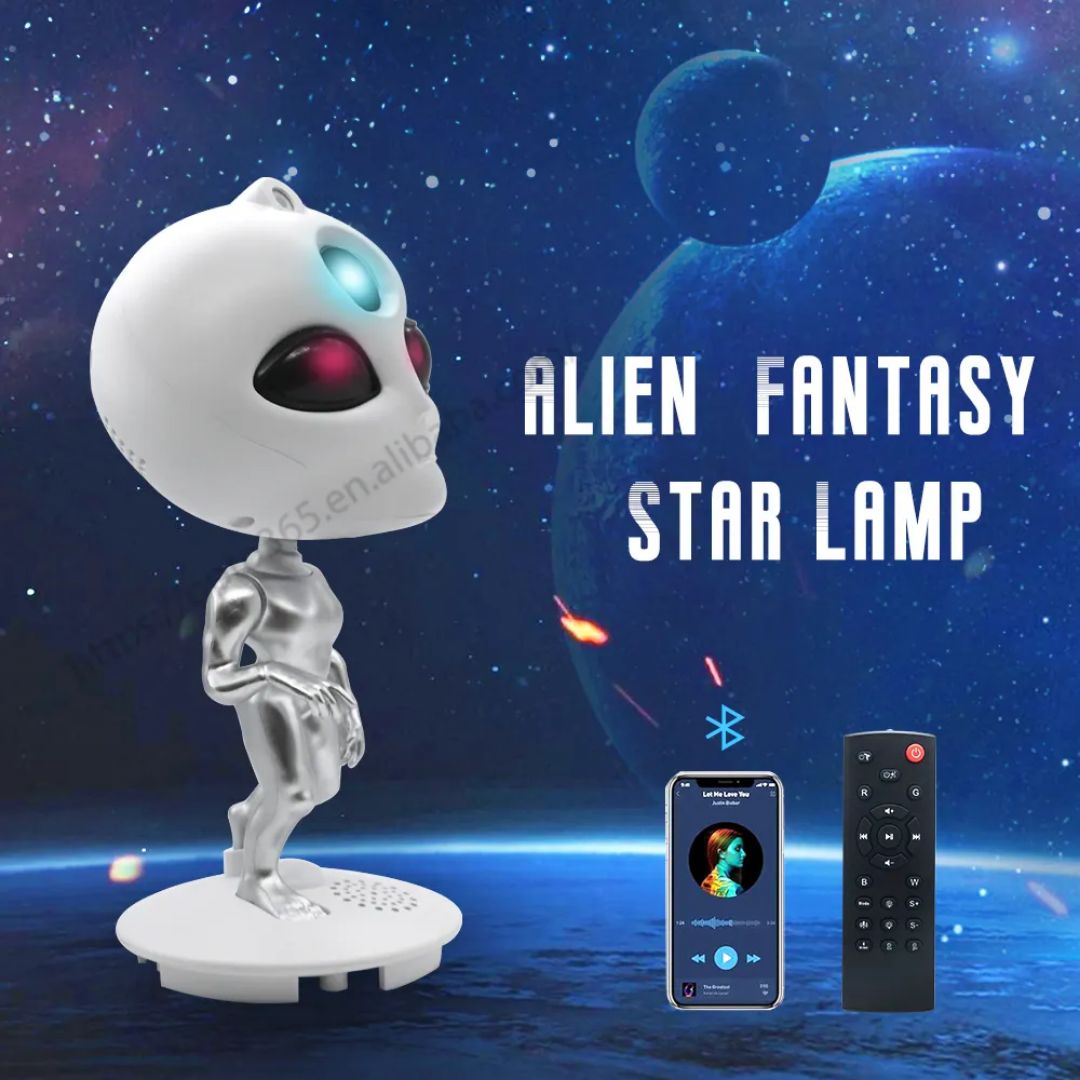 Alien Starry Sky Projector – Remote Control Galactic Nebula & Star Night Light