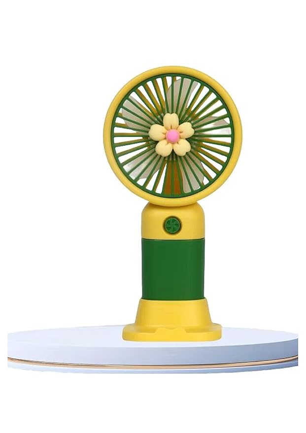 Cute Portable Mini Fan - USB Rechargeable, Multicolour
