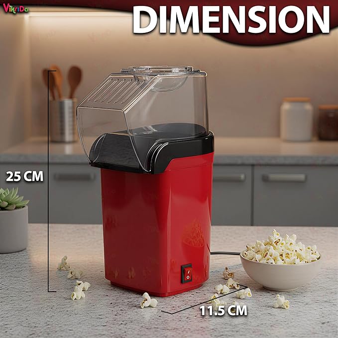 Electric Oil-Free Popcorn Maker
